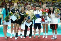 Az All Star (balról jobbra Bosnjak, Nadgornaja, Garcia, Toft, Gwon, Dalby, Martín)